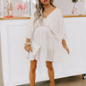 Daytona Date Night Dress In Cream Image - 1