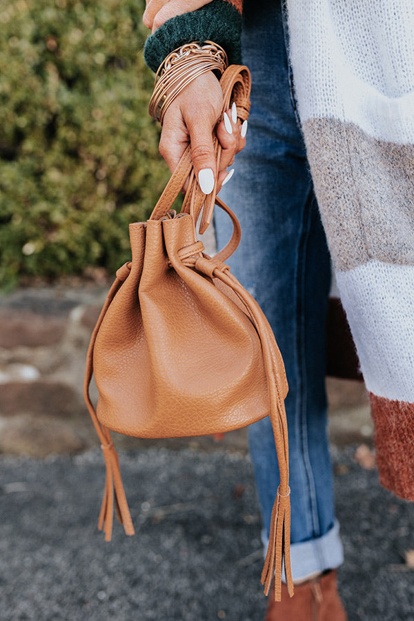All About It Bucket Bag In Brown