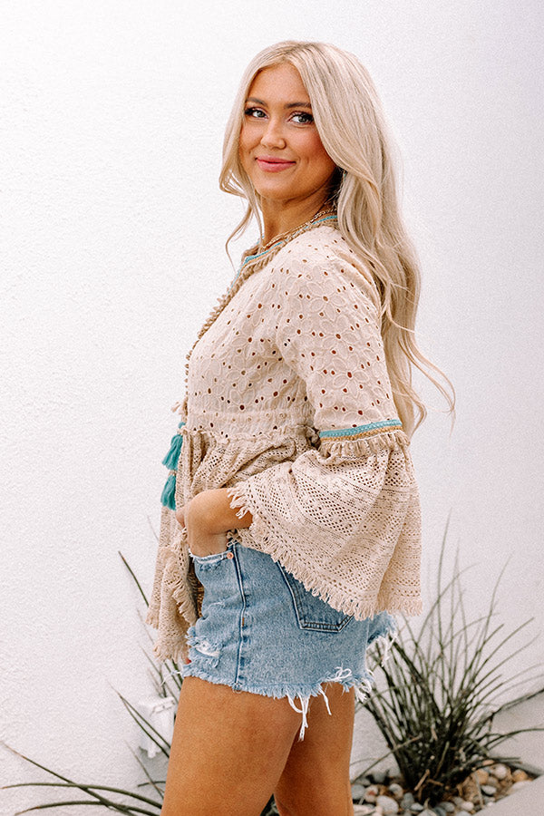 Cabana Love Babydoll Top Image - 4