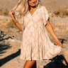 Sip By The Sea Babydoll Dress In Iced Latte Image - 1