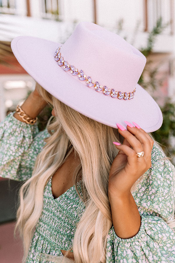 Recent Romance Felt Hat In Lavender Image - 3