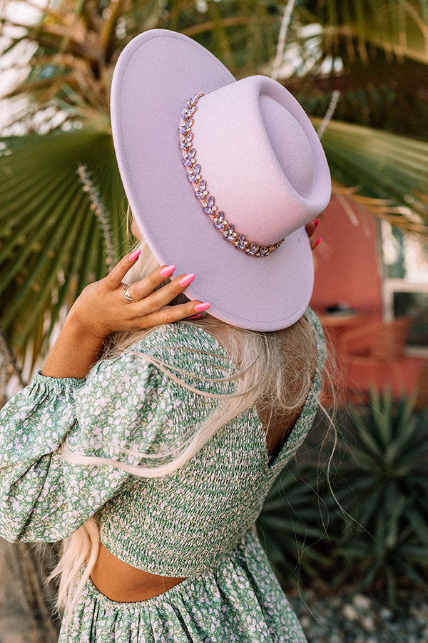 Recent Romance Felt Hat In Lavender Image - 5