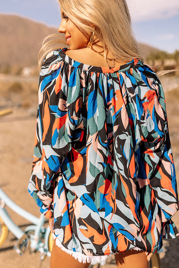 Delightful Night Shift Top In Black Image - 5