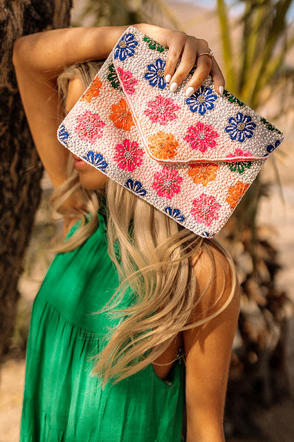 Embrace The Day Beaded Clutch