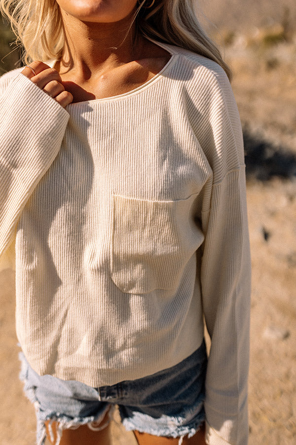 Blessings Everywhere Top In Cream Image - 3