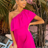 Cue The Camera Flashes Dress In Dark Fuchsia Image - 1