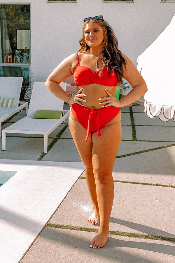 Huntington Beach Honey High Waist Bikini Bottom Curves