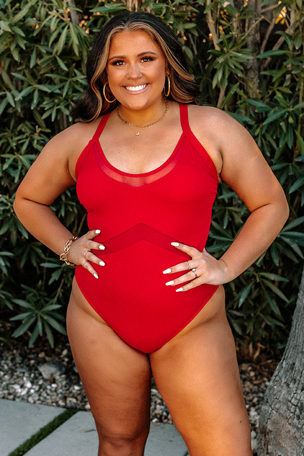 Wavy Baby One Piece Swimsuit Curves