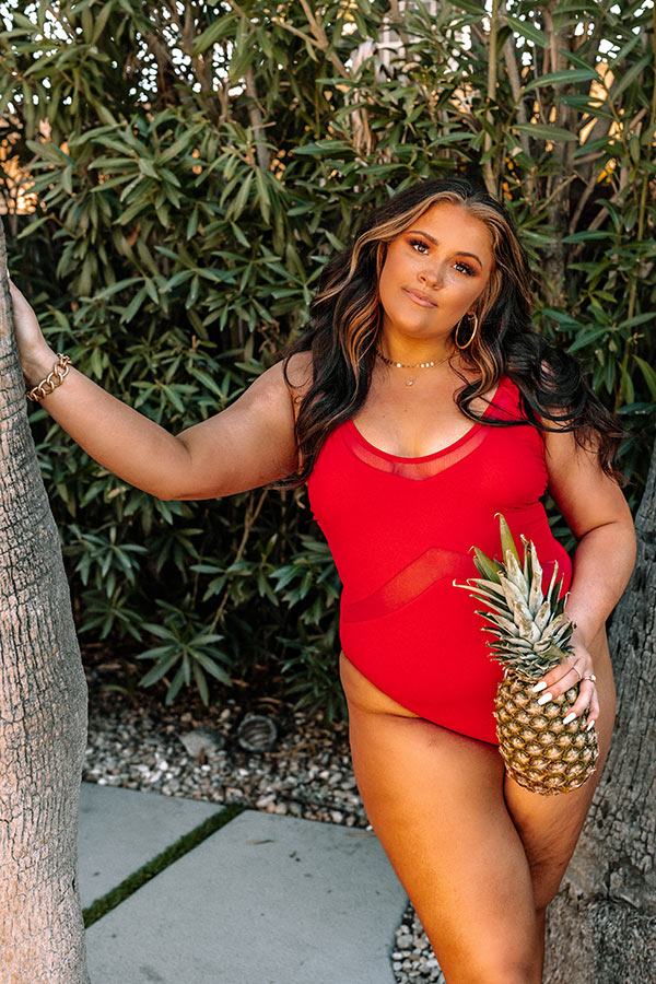 Wavy Baby One Piece Swimsuit Curves Image - 2