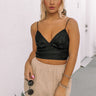 Tampa Nights Crochet Bralette In Black Image - 1