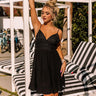 Beautiful Beach Waves Crochet Dress In Black Image - 1