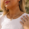 Scrolling By Layered Necklace Image - 1
