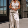 Champagne Hangout Jumpsuit Curves Image - 1