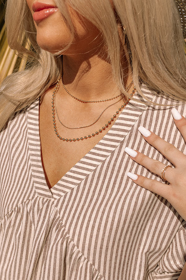 Malibu Bound Layered Necklace Image - 3