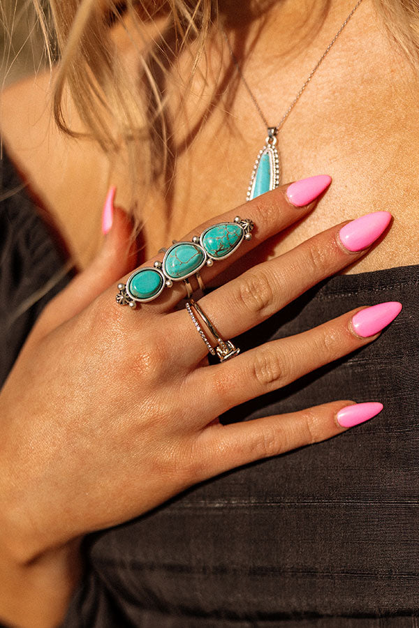 Belize Me Turquoise Ring Image - 2