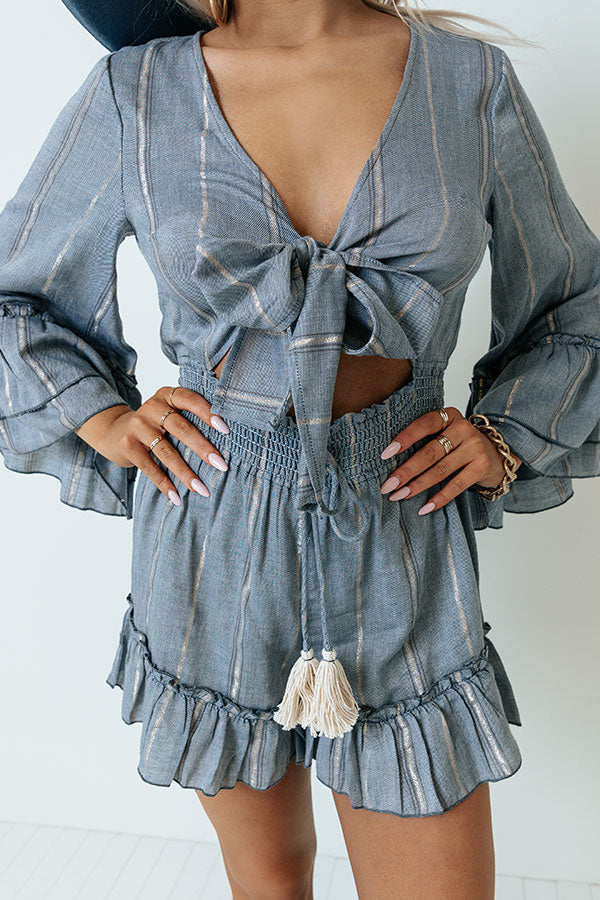 Daytona Daze Front Tie Romper Image - 2