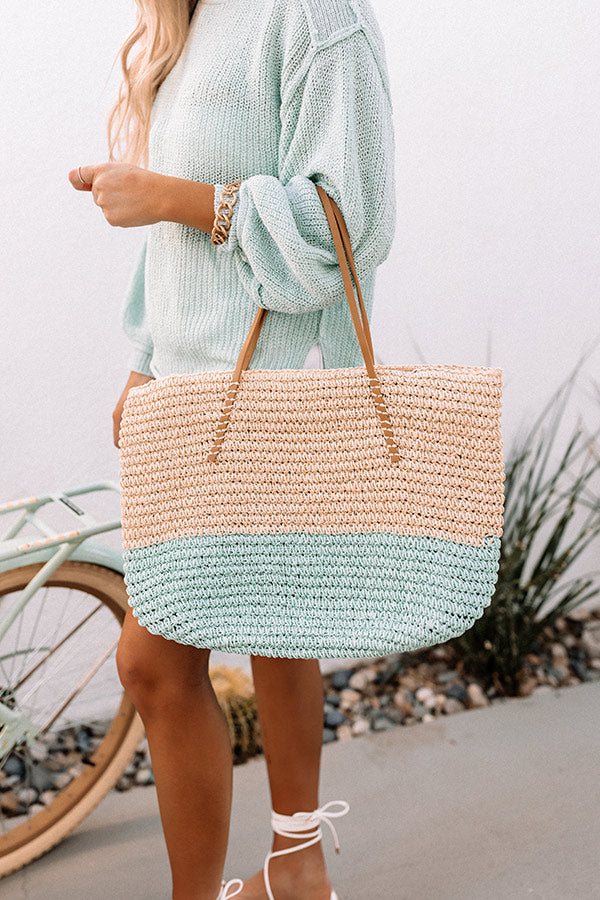 Clear As Day Woven Tote