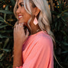 Costa Maya Crush Earrings In Pink Image - 1