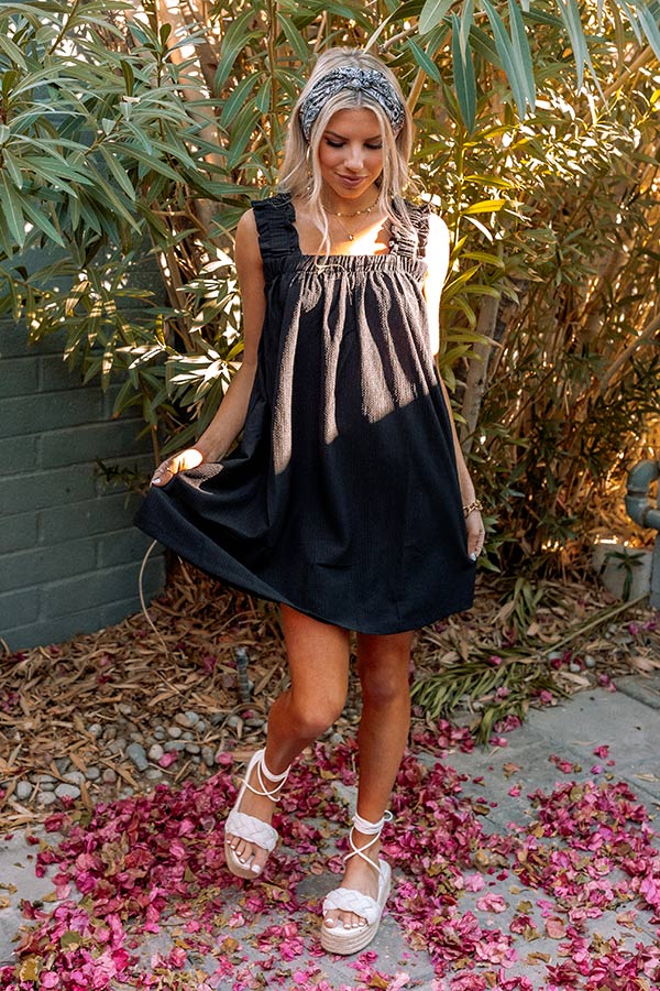 Soaking Up Sun In Santorini Dress Image - 2