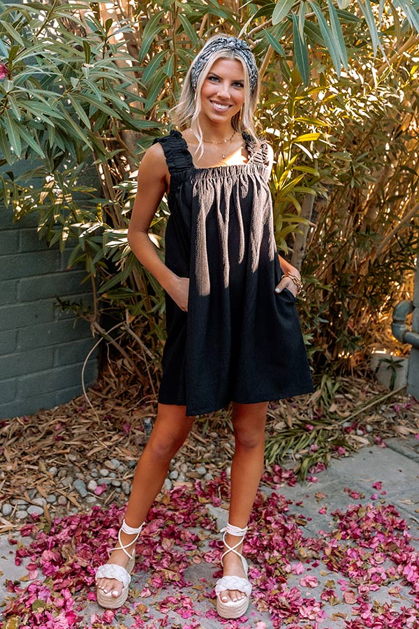 Soaking Up Sun In Santorini Dress Image - 5