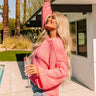 Cool Sea Breeze Knit Sweater In Pink Image - 1