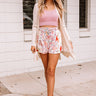 Marina Memories High Waist Shorts In Ivory Image - 1