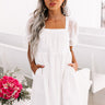 Instantly Lovestruck Babydoll Dress In White Image - 1