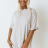 Plaza Dreams Shift Top In Stone Image - 1