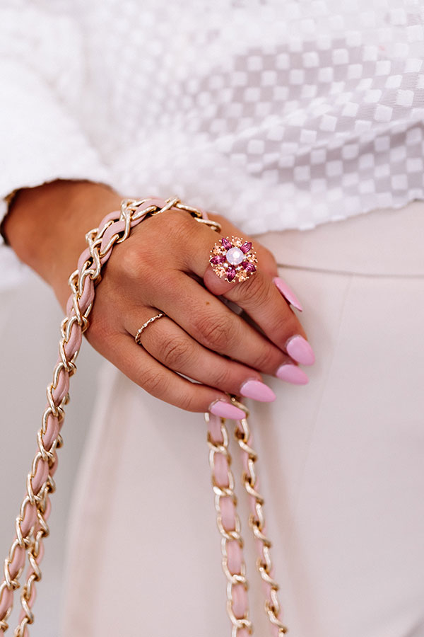 Guava Martini Ring In Pink