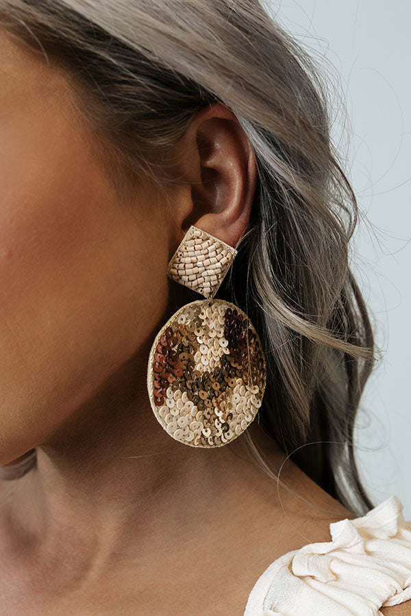 Reasons To Party Sequin Earrings Image - 2