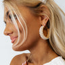 Date Night Sips Hoop Earrings Image - 1