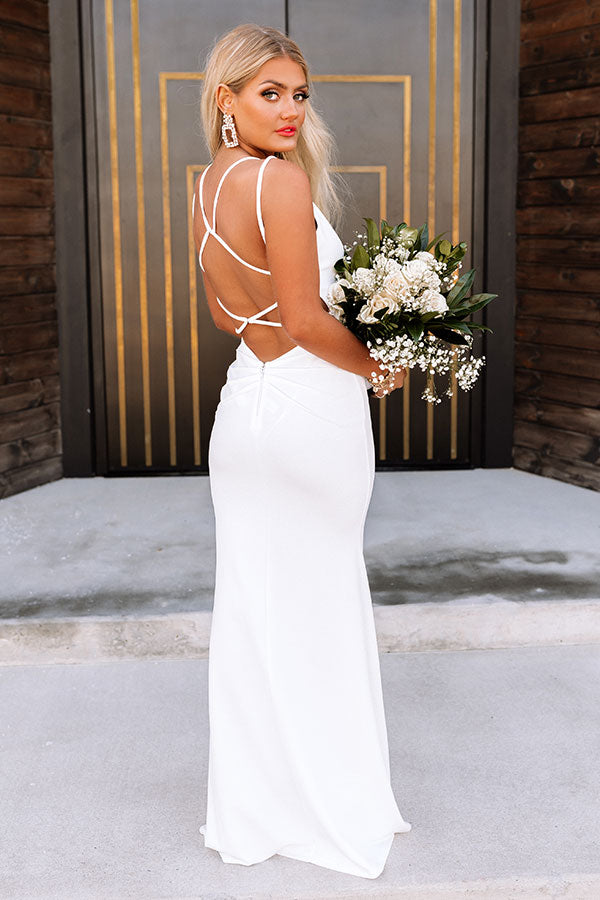 Bed Of Roses Open Back Maxi