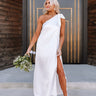 Class And Charm Maxi In White Image - 1