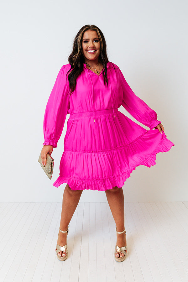 Weekend Meetup Dress in Hot Pink Curves Image - 1