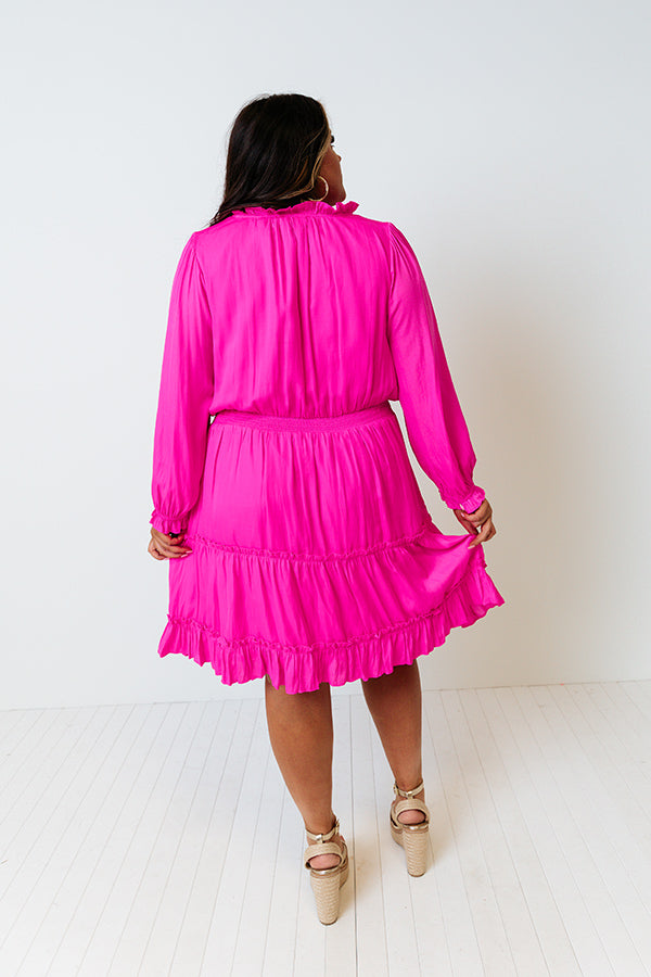 Weekend Meetup Dress in Hot Pink Curves Image - 5