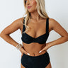 Lovely Lagoon Bikini Top in Black Image - 1