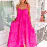 Sunny With A Chance Of Sand Midi In Hot Pink Image - 1