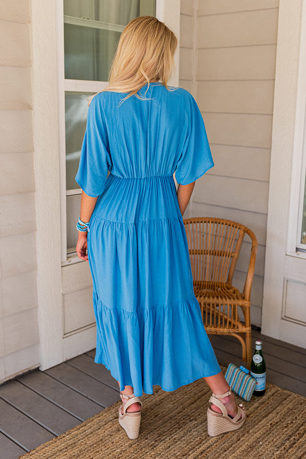 Sunshine Horizon Maxi In Ocean Blue Image - 5