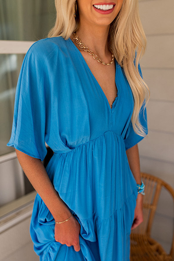 Sunshine Horizon Maxi In Ocean Blue Image - 3
