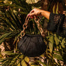 Barrier Reef Woven Purse In Black Image - 1