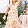 Only Sunshine Floral Maxi In Cream Curves Image - 1