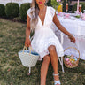 Getting Inspired Babydoll Dress In White Image - 1