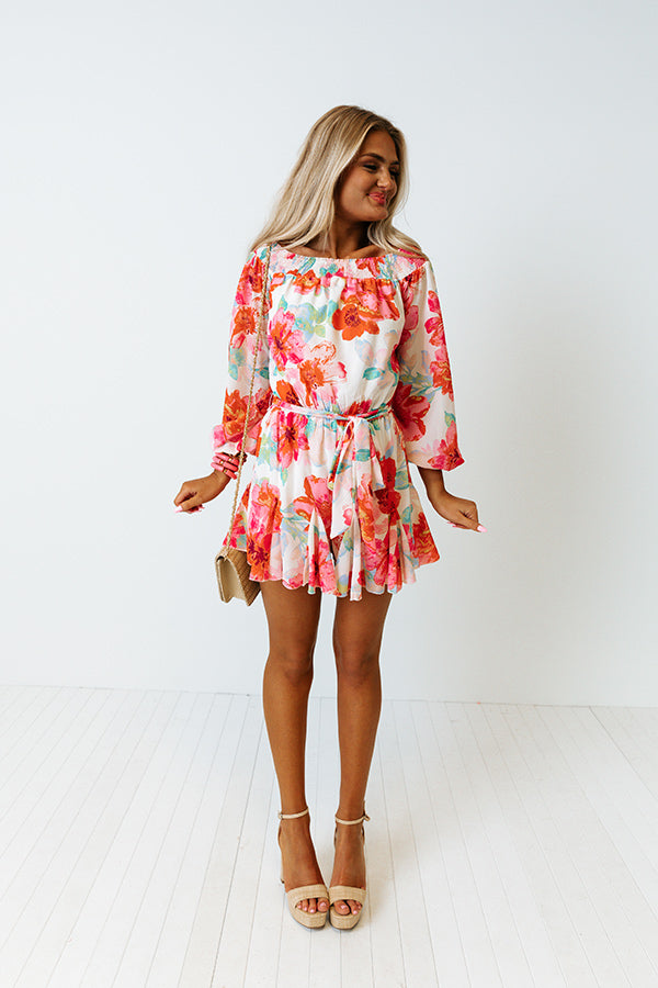 Boat To Bermuda Floral Romper Image - 2