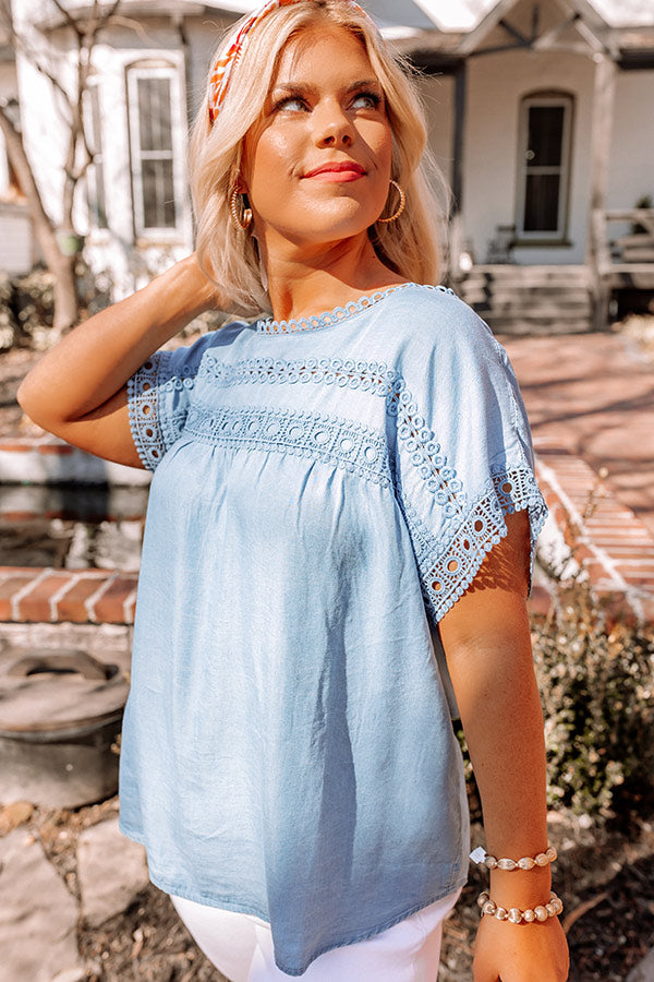 Map The Route Chambray Top Curves Image - 3