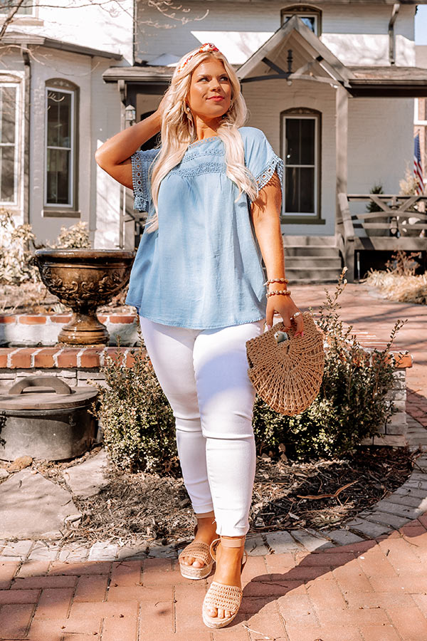 Map The Route Chambray Top Curves Image - 2