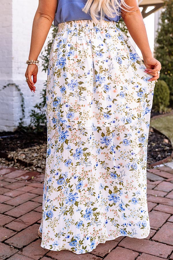 Only Sunshine Floral Skirt Boutique • Online White In Impressions Curves