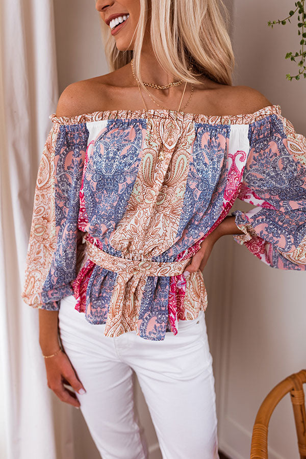 Vintage Bungalow Paisley Top Image - 3