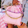 Pretty Personality Faux Leather Purse In Pink Image - 1