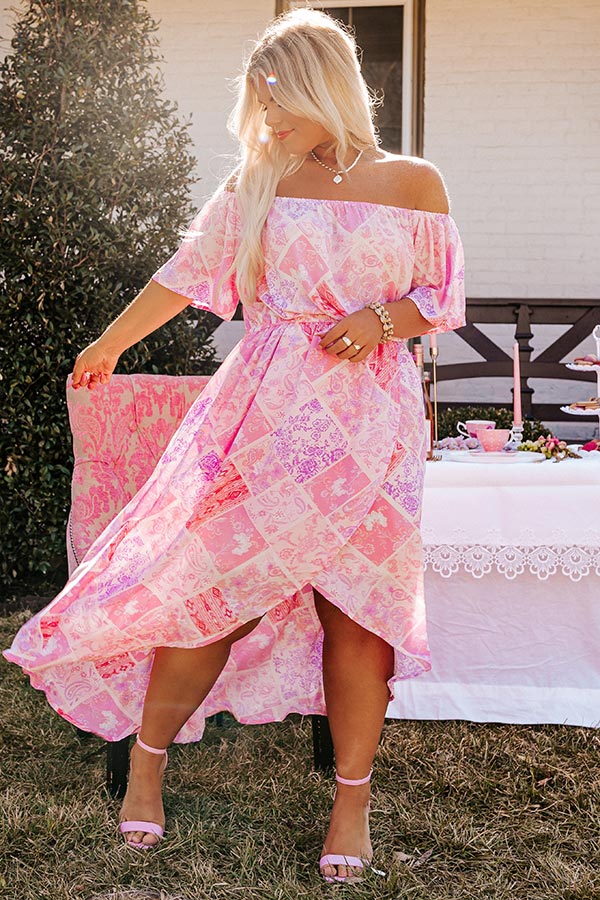 Gardens At Versailles Floral Midi Curves Image - 3