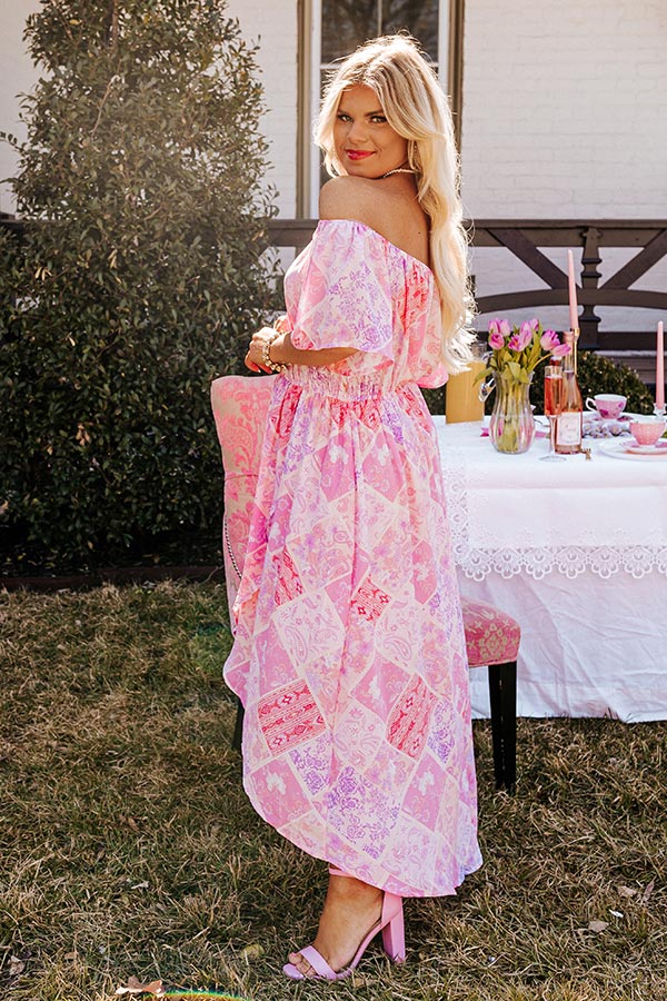 Gardens At Versailles Floral Midi Curves Image - 4